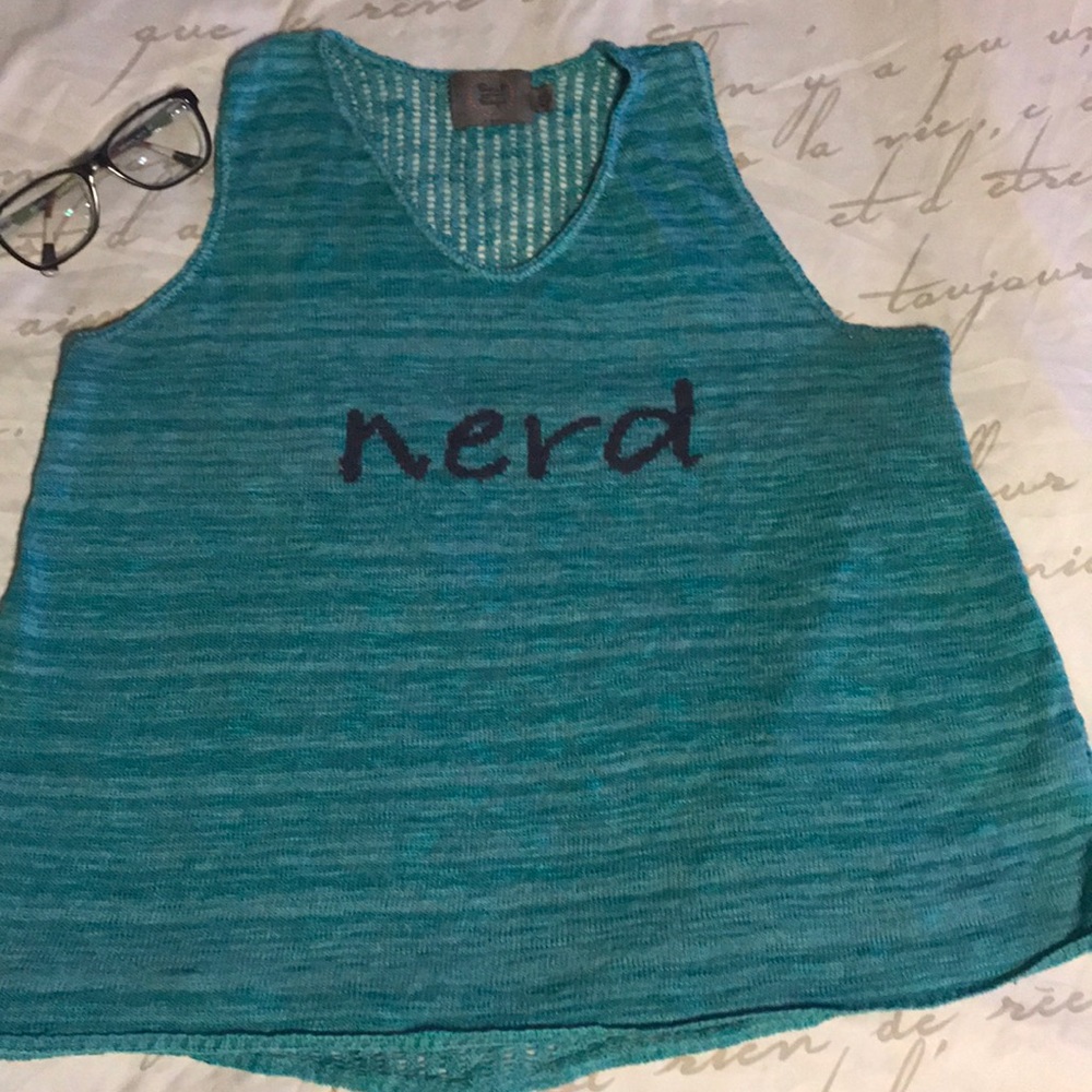 Sweet & Sinful “NERD” knit top